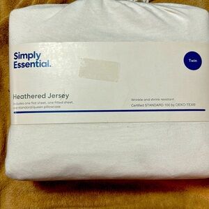 Jersey knit sheet set- twin